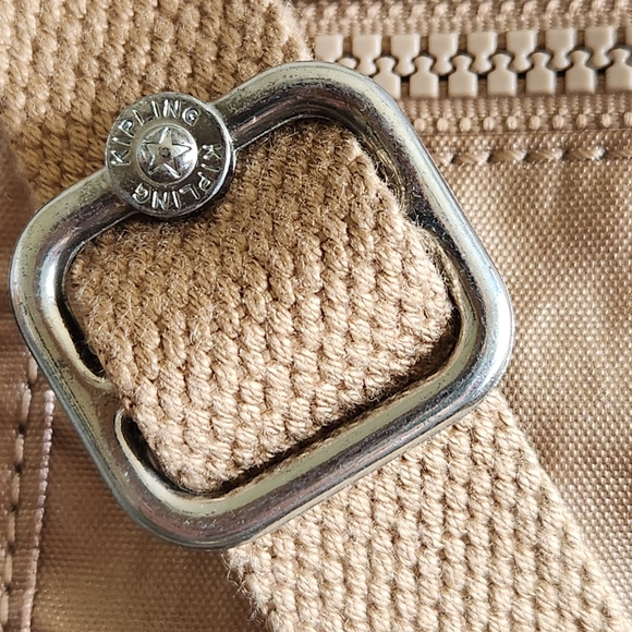 Kipling Sabian Mini Crossbody Bag in Sand Metallic - Picture 5 of 14